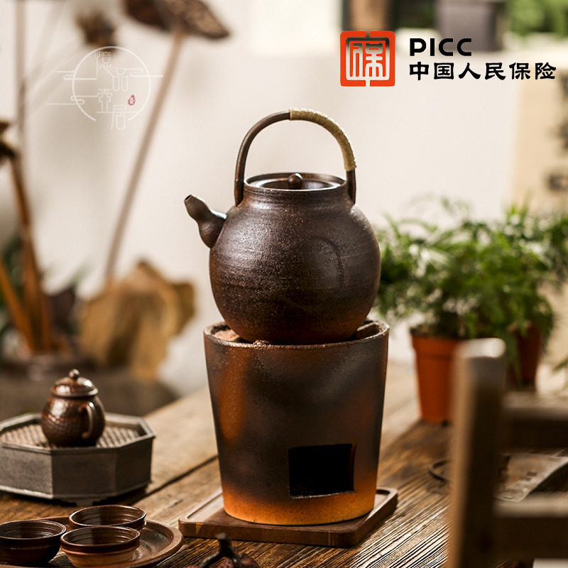 福禄老壶纯手工提梁大容量日式家用电陶炉茶壶明火煮茶烧水炭炉