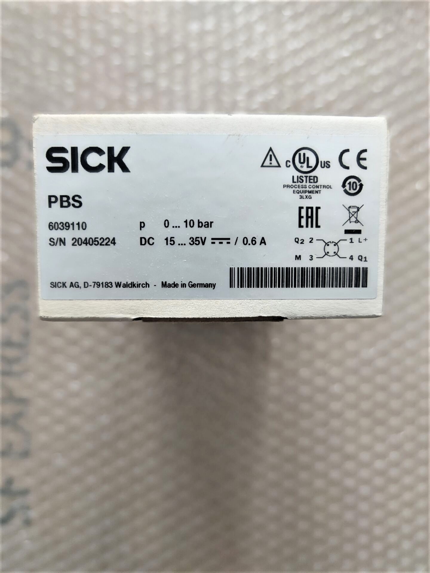 全新原装 SICK西克 PBS-RB010SG2SS0AMA0Z 6039110 实物拍摄 现货