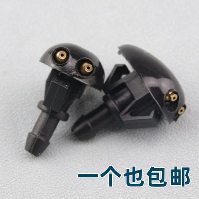 适用于东风郑州日产 锐骐皮卡D22 NP300玻璃水喷水嘴前雨刮器喷头