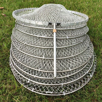 加粗大力马鱼护网手工编织鱼护网