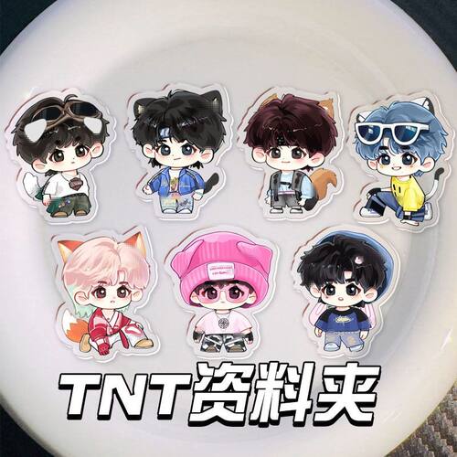 TNT时代少年团双面夹宋亚轩马嘉祺p学生礼物p夹学生手账夹亚克力