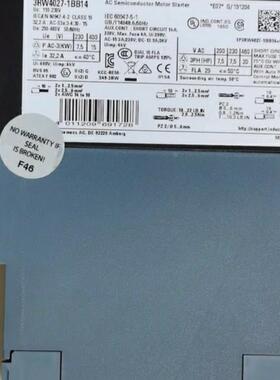 非实价议价议价非实价议价议价议价西门软起动器3RW4026/4027/402