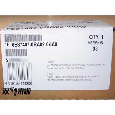 非实价议价议价6ES7407-0RA02-0AA0S7400电源PS407 20A 6ES74070R