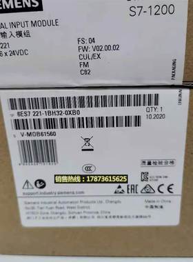 非实价议价议价6ES7221-1BH32-0XB0/OXBOS7-1200 SM1221 数字输入