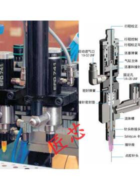 非实价议价议价美国EFD 741MD-SS系列MICRODOT撞针式胶阀点胶阀