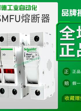 非实价议价议价保险丝座熔断器OSMFU132X导轨1P带灯2P底座3P可换