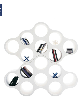 AIVTAI/设计师家具 cloud bookcase云朵书架 玻璃钢镂空储物架