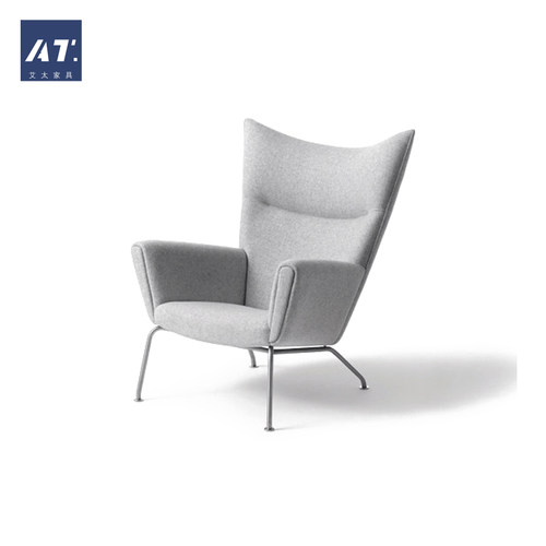 AIVTAI/创意设计师家具wing chair and ottoman翼椅沙发躺椅