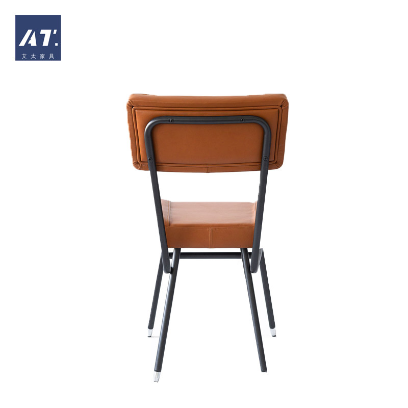 AIVTAI/设计师家具 C-hair Chair北欧创意轻奢艺术风客厅皮艺餐椅