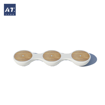 AIVTAI/创意设计师家具union 3-seater bench机场等候椅休闲凳