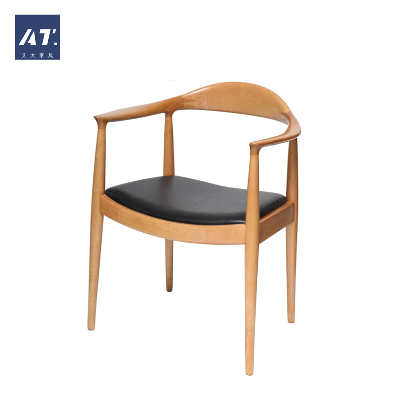 AIVTAI/北欧实木经典设计师家具 the chair肯尼迪椅总统餐椅