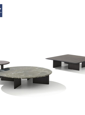 AIVTAI/设计师家具北欧极简艺术实木异形MUSH/蘑菇组合茶几