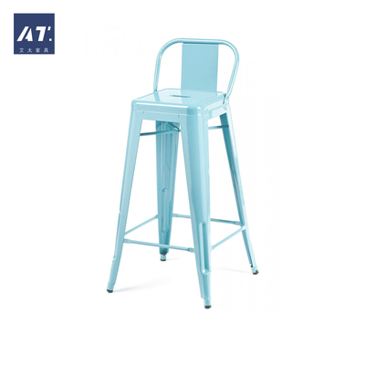 AIVTAI/创意设计师家具tolix wide back barstool复古宽背吧凳
