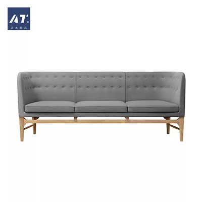 AIVTAI/北欧实木设计师家具mayor sofa市长沙发进口布艺沙发