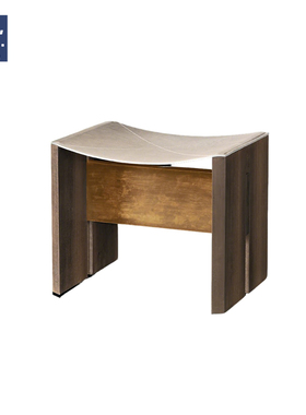 AIVTAI/设计师家具Rio Stool 里约意式简约客厅餐桌 梳妆桌旁矮凳