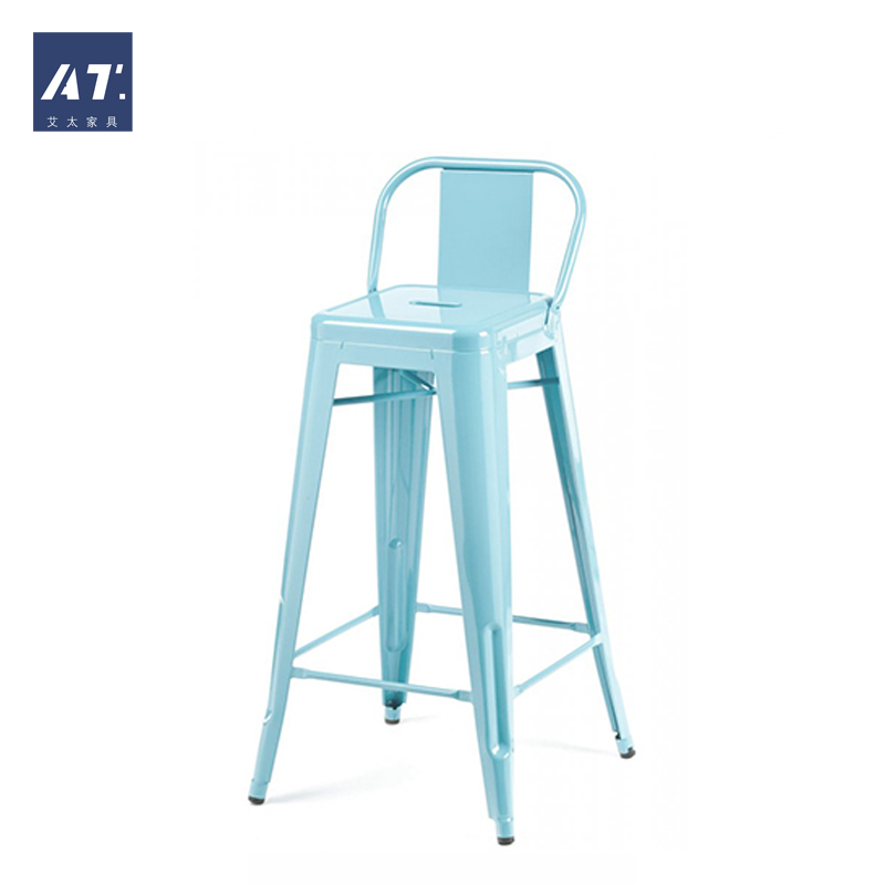 AIVTAI/loft工业风设计师家具tolix wide back bar stool吧凳