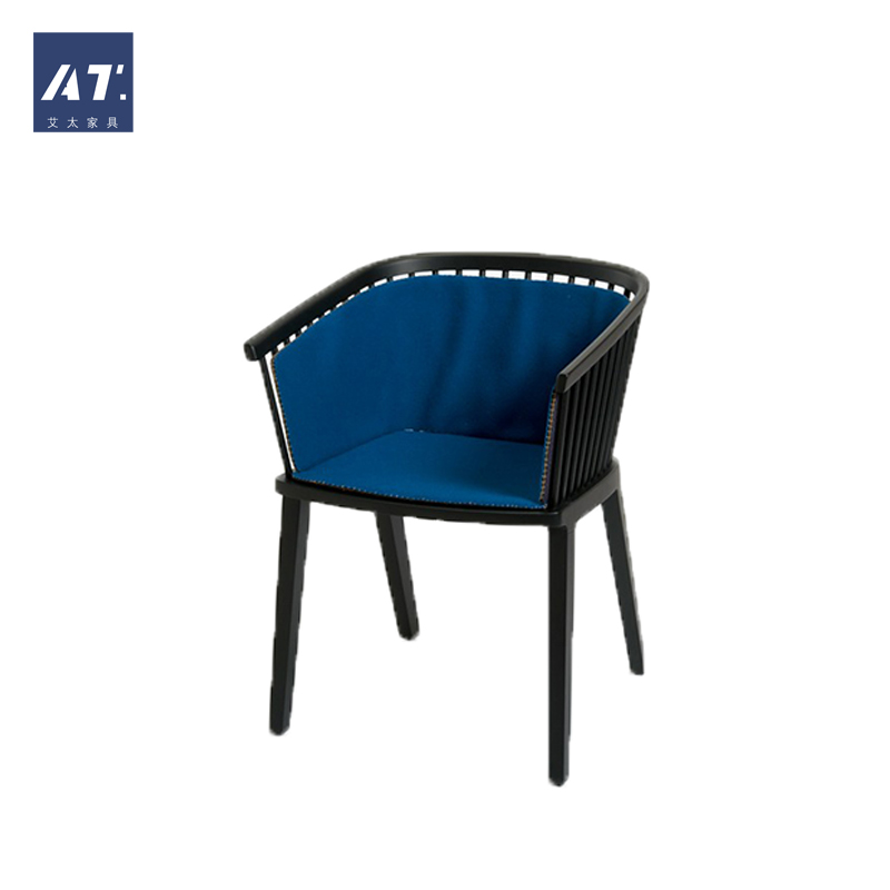 AIVTAI/北欧实木 设计师家具secreto chair咖啡厅会客椅餐椅