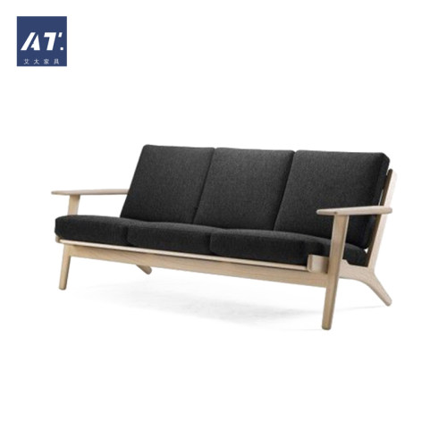 AIVTAI/北欧实木设计师家具GE290 3-seater chair三座布艺沙发