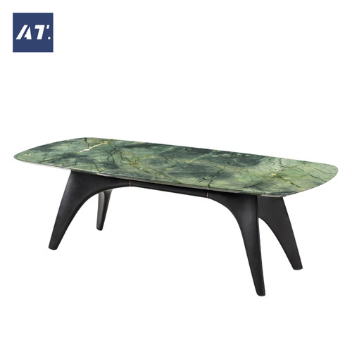 意式轻奢艾太家具大理石餐桌