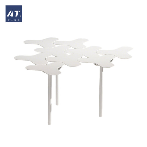 AIVTAI/创意设计师家具nanook table北极星茶几金属组合边角几