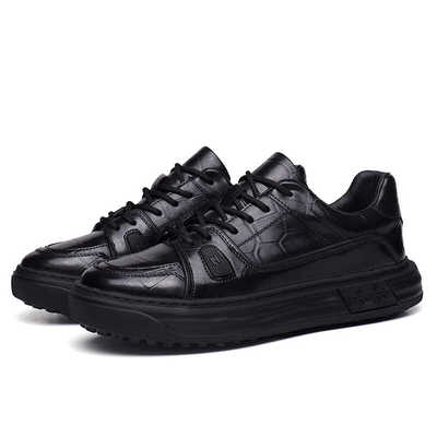 真皮轻便休闲鞋韩版百搭