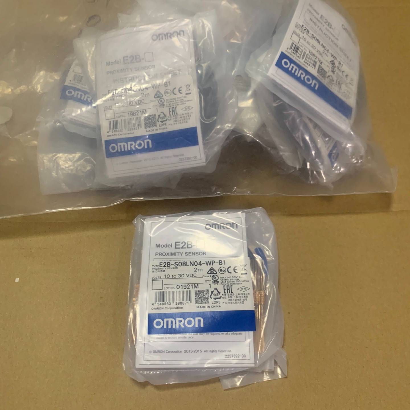 询价购-欧姆龙原装接近开关E2B-S08LN04-WP-B1,2