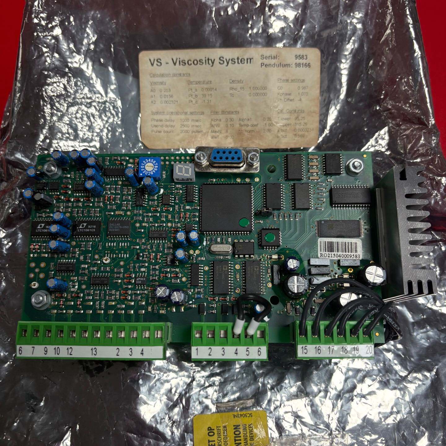 询价购-VAF粘度计主板，型号VS-Viscosity System