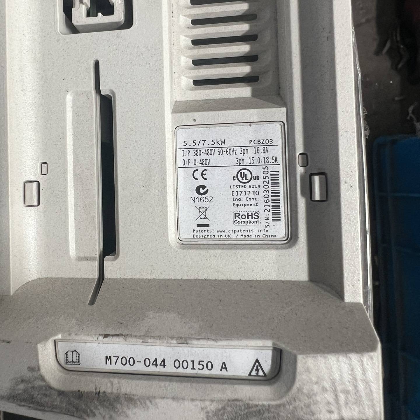 询价购-艾默生变频器M700-044 00150 A，5.5/7.5