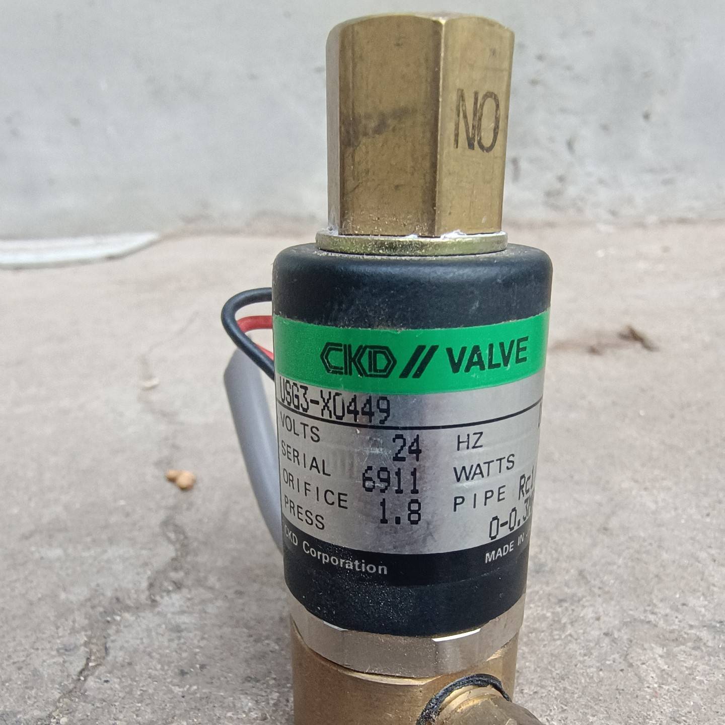 询价购-日本CKD电磁阀USG3-X0449，24V DC，Rc1/