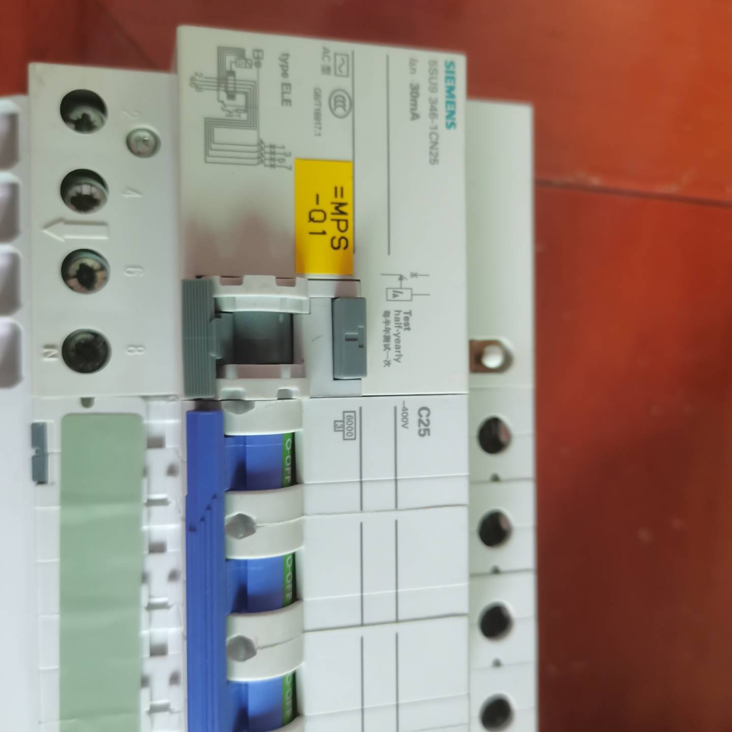 询价购-西门子5SU9 346-1CN25漏电保护器，全新正