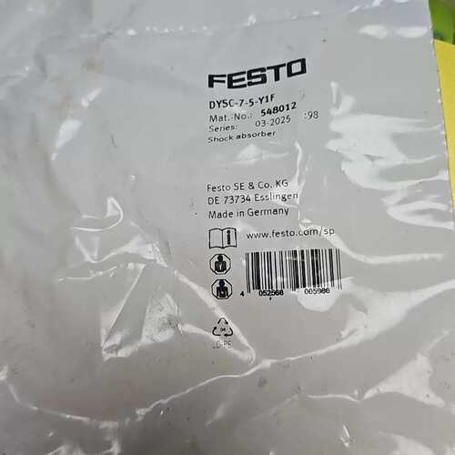 议价~FESTO DYSC-7-5-Y1F费斯托 缓冲器，全新未拆~可维修