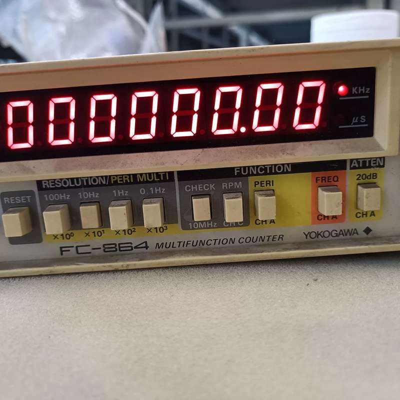 议价~YOKOGAWA FC-864多功能频率计，日本原装，型号F~可维修