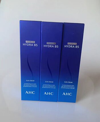 韩国 AHC防晒防紫外线隔离霜30ml保湿清爽水致臻合户外防晒霜50g