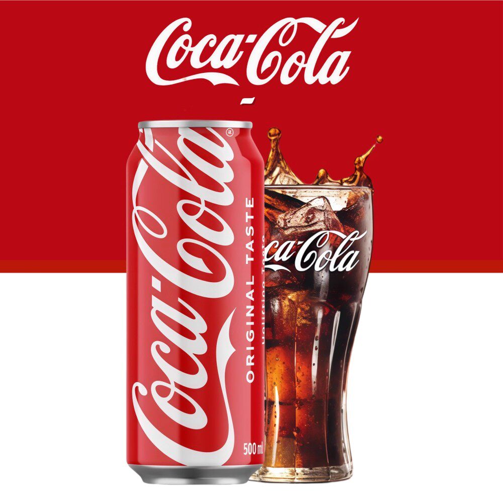 日本进口可口可乐收藏版大罐可乐雪碧柠檬青柠碳酸饮料500ml*3罐