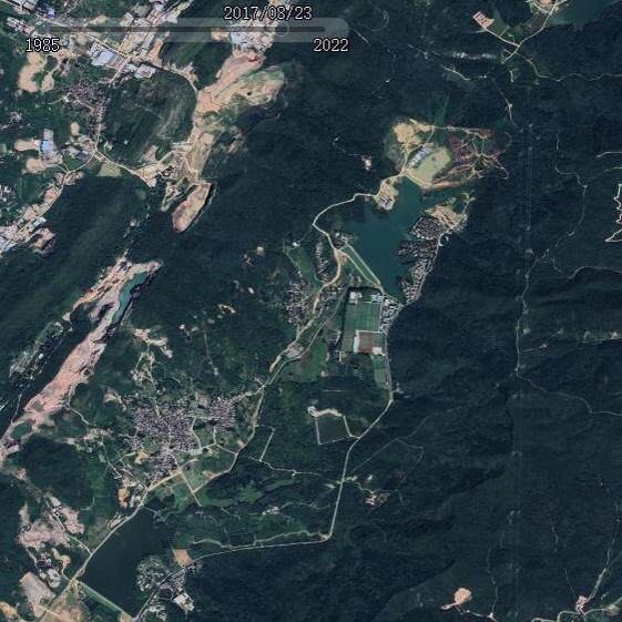 1984-2025年全国老地图卫星历史影像资源定位老河道村庄探宝高清
