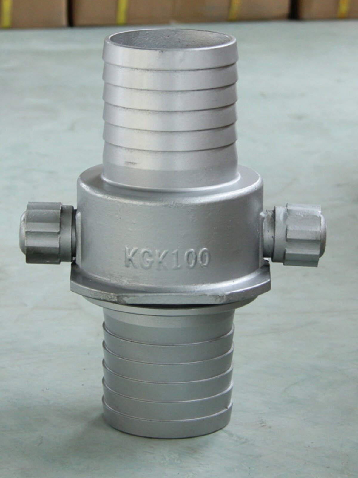 kgk100/125/150消防车螺纹快速接口吸水管接头雄管牙螺纹雌闷盖