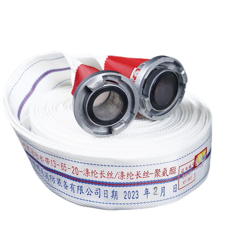 25寸消防水带1316型dn65加厚衬胶消防管消防栓高压有衬里水龙带