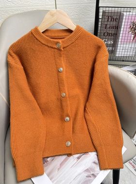 jumper sweater winter women fashion亚马逊跨境针织衫圆领毛衣