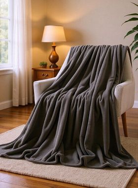 TV sofa blanket office blanket gift跨境外贸法兰绒毛毯礼品毯