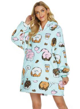 hoodieblanketpajamas跨境睡衣