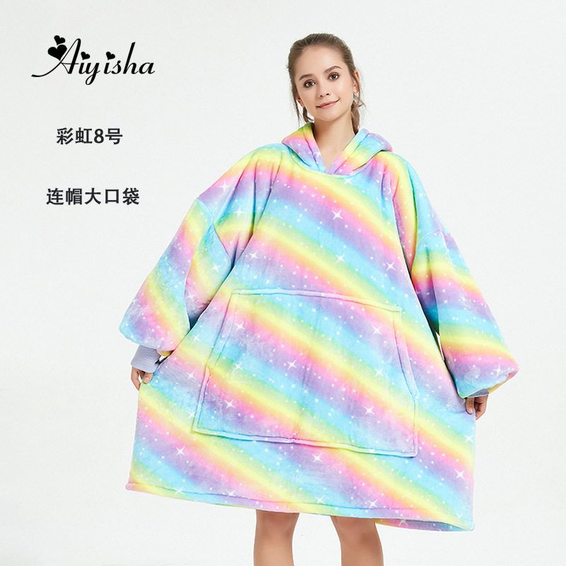 跨境圣诞睡衣睡袍女睡袍法兰绒