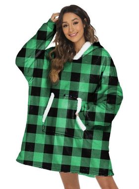 customized H oodie wearable TV blanket澳洲跨境连帽衫懒人毯服