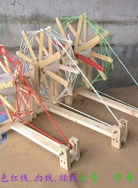 怀旧收藏民俗物件纺车农具纺线老式手摇织布机影视道具摆件