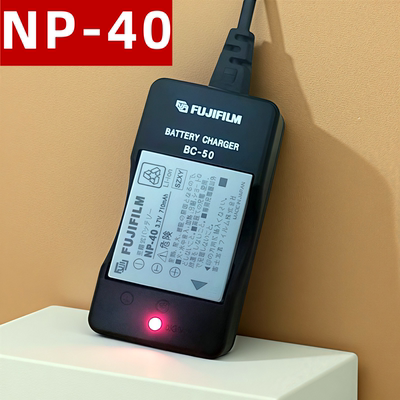 适用富士F402 F455/460 F470/F480 F610/650相机NP-40电池/充电器