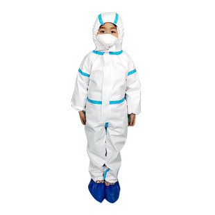 医用成人畜牧养殖婴儿儿童防护连体全身带帽全身防护防疫服一次性
