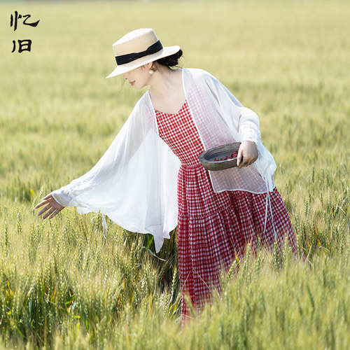 夏季多色防晒衫女宽松蝙蝠袖开衫