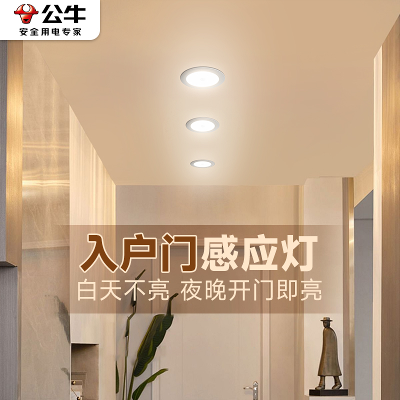 入户门感应灯人来即亮人走即灭