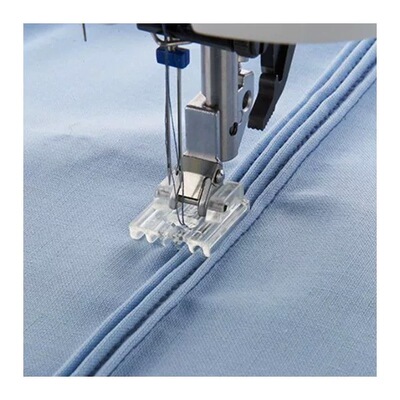 德国百福PFAFF家用电动多功能缝纫机坦克双针塔克压脚拼布装饰DIY