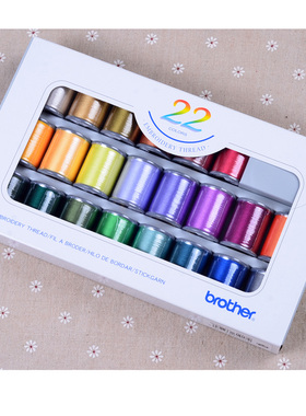 兄弟NV95ENV950NV18ENV180 NV980KD电脑家用绣花机原装22色绣花线