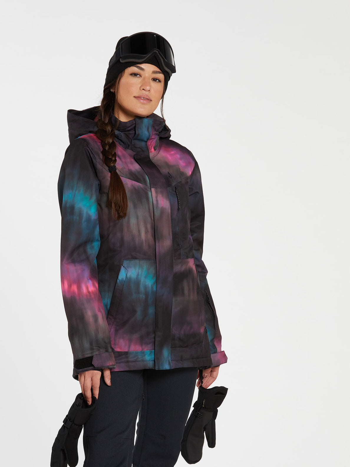 钻石VOLCOM PINE 2L TDS INF JACKET女款保暖压缩羽绒保暖滑雪服